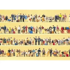 Preiser 13000 HO Railroad Personel, Travelers & Passers-By Figures (Set of 100) - Your Source for Gaming Essentials* Sale