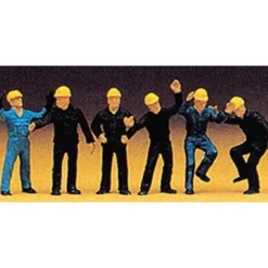 Preiser 14105 HO Railway Shunters Figures (Set of 6) - Your Source for Gaming Essentials*