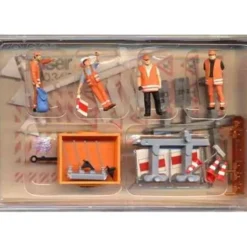 Preiser 10347 HO Road Sweepers Figures with Accessories (Set of 4) - Your Source for Gaming Essentials* Best