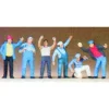 Preiser 10036 HO Standing Truck Drivers Figures (Set of 6) - Your Source for Gaming Essentials* Sale