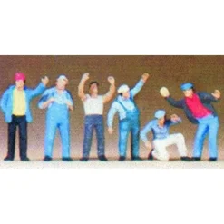 Preiser 10036 HO Standing Truck Drivers Figures (Set of 6) - Your Source for Gaming Essentials* Sale