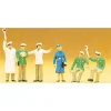 Preiser 10064 HO Traffic Police Figures (Set of 6) - Your Source for Gaming Essentials* Sale