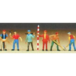 Preiser 79030 N Road Construction Workers Figures (Set of 6) - Your Source for Gaming Essentials* Discount