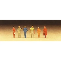 Preiser 79022 N Standing Passers-by Figures (Set of 6) - Your Source for Gaming Essentials* Online