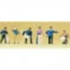 Preiser 79019 N Standing Passers-By Figures (Set of 6) - Your Source for Gaming Essentials* Outlet