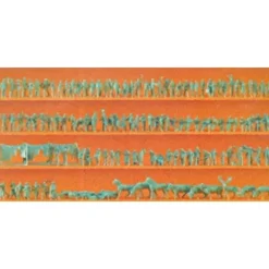 Preiser 79000 N Unpainted Assorted People & Animals Figure Kit (Set of 120) - Your Source for Gaming Essentials*