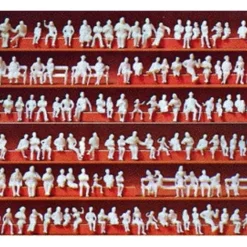 Preiser 79007 N Unpainted Seated Figures (Set of 120) - Your Source for Gaming Essentials* Clearance