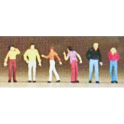 Preiser 79026 N Walking Passers-By Figures (Set of 6) - Your Source for Gaming Essentials* New