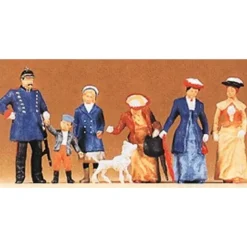 Preiser 65303 O 1900's Geman Policeman & Passers-By Figures (Set of 7) - Your Source for Gaming Essentials*