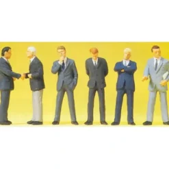 Preiser 68213 O Standing Businessmen in Suits Figures (Set of 6) - Your Source for Gaming Essentials* Sale