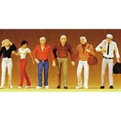 Preiser 68204 O Walking People Figures (Set of 6) - Your Source for Gaming Essentials* Clearance