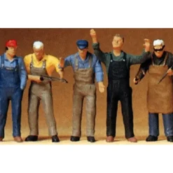 Preiser 65332 O Working Craftsmen Figures (Set of 5) - Your Source for Gaming Essentials* Sale