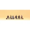 Preiser 88533 Z Seated Industrial Workers Figures (Set of 6) - Your Source for Gaming Essentials*
