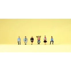 Preiser 88558 Z Seated Passengers Figures (Set of 6) - Your Source for Gaming Essentials* Outlet