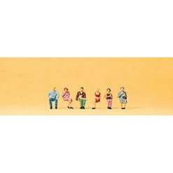 Preiser 88525 Z Seated Passengers Figures (Set of 6) - Your Source for Gaming Essentials* Clearance