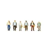 Preiser 88532 Z Walking Male Pedestrian Figures (Set of 6) - Your Source for Gaming Essentials* Best