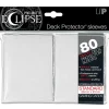 Cards-Pro-Matte Eclipse Standard Deck Protector Sleeves: White (80) - Your Source for Gaming Essentials