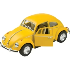 Toys-Pull Back Matte Yellow Volkswagen Toysmith #5016 - Your Source for Gaming Essentials
