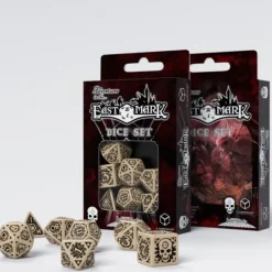 Dice>Q-Workshop Adventures in the East Mark RPG Dice Set (7 Piece Set) - Your Source for Gaming Essentials