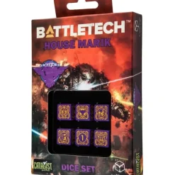 Dice>Q-Workshop Battletech House Marik D6 Dice Set (6 Piece Set) - Your Source for Gaming Essentials