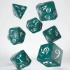 Dice>Q-Workshop Classic RPG Dice Set - Stormy with White (7 Pieces) - Your Source for Gaming Essentials