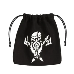 Dice>Q-Workshop Dice Bag - Dwarven Black - Your Source for Gaming Essentials