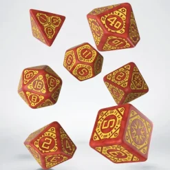 Dice>Q-Workshop Starfinder Dawn of Flame Dice Set (7 Piece Set) - Your Source for Gaming Essentials