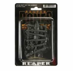 Tabletop Miniatures-Raft of the Damned #44154 Bones Black Unpainted Plastic Figure - Your Source for Gaming Essentials