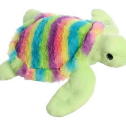 Toys-Rainbow Collection 12" Aurora Plush Rainbow Turtle - Your Source for Gaming Essentials