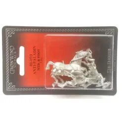 Tabletop Miniatures-Ral Partha Anti-Paladin Set, Mounted and on Foot (2) #01-093 Unpainted Metal - Your Source for Gaming Essentials