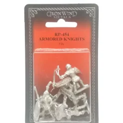 Ral Partha Armored Knights (7 Pieces) #RP-454 Unpainted Metal Miniature Figures - Your Source for Gaming Essentials Fashion