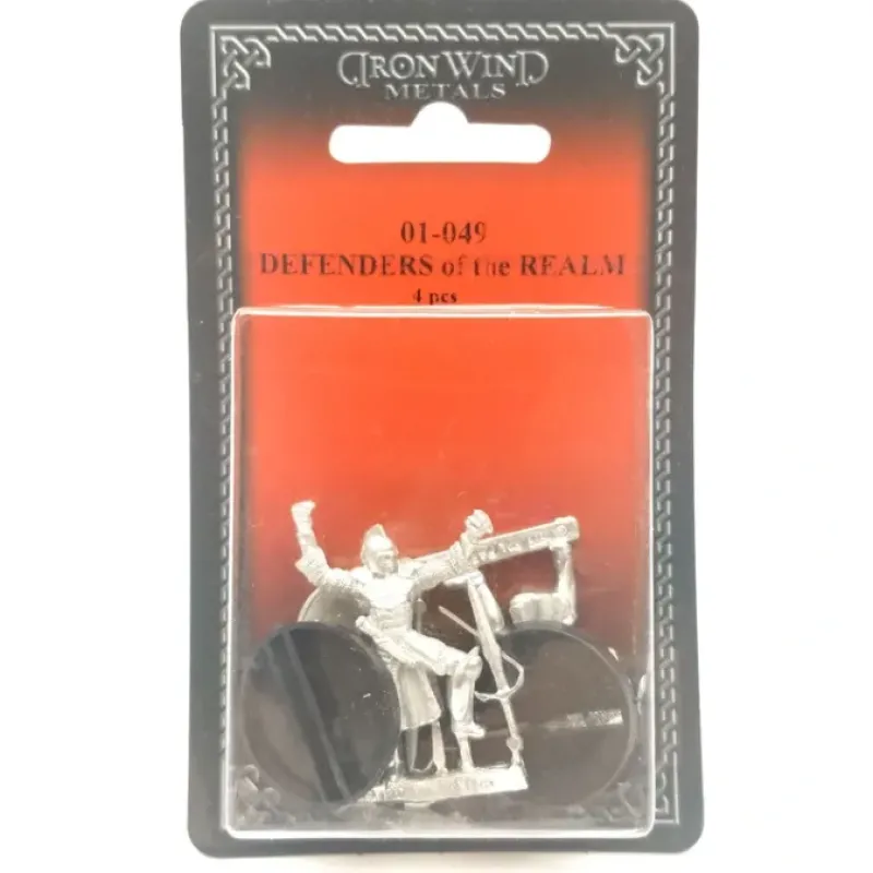 Tabletop Miniatures-Ral Partha Defenders Of The Realm (2 Pieces) #01-049 Unpainted RPG Metal Figure - Your Source for Gaming Essentials
