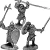 Tabletop Miniatures-Ral Partha Dwarf Dragon Fighters (3 Pieces) #01-182 Unpainted RPG Metal Figure - Your Source for Gaming Essentials