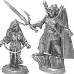 Tabletop Miniatures-Ral Partha Elf Anti-Hero With Slave #01-164 Unpainted Fantasy Metal Figure - Your Source for Gaming Essentials