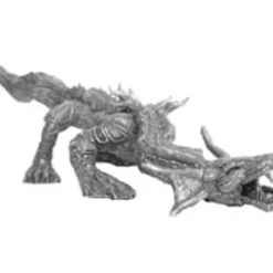 Tabletop Miniatures-Ral Partha Grimtox - Venomous Desert Dragon 16-001 Unpainted Fantasy Metal Mini - Your Source for Gaming Essentials