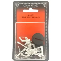 Tabletop Miniatures-Ral Partha Halberdiers (2 Pieces) #01-053 Unpainted Classic Fantasy Metal Figure - Your Source for Gaming Essentials