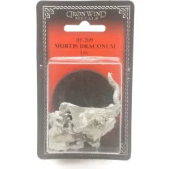 Tabletop Miniatures-Ral Partha Mortis Draconum #01-209 Unpainted Classic Fantasy RPG Metal Figure - Your Source for Gaming Essentials