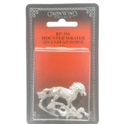 Tabletop Miniatures-Ral Partha Mounted Wraith on Undead Horse #RP-106 Unpainted Metal Figures - Your Source for Gaming Essentials