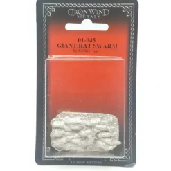Tabletop Miniatures-Ral Partha Rat Swarm #01-045 Unpainted Classic Fantasy RPG D&D Metal Figure - Your Source for Gaming Essentials