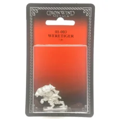 Tabletop Miniatures-Ral Partha Weretiger #01-003 Unpainted Classic Fantasy RPG D&D Metal Figure - Your Source for Gaming Essentials