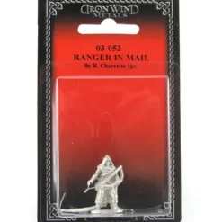 Tabletop Miniatures-Ranger in Mail with Bow #03-052 Classic Ral Partha Fantasy RPG Metal Figure - Your Source for Gaming Essentials