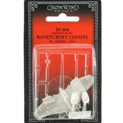 Tabletop Miniatures-Ravencroft Coyote #20-104 Crimson Skies RPG Metal Ral Partha Figure - Your Source for Gaming Essentials