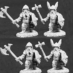 Tabletop Miniatures-Reaper Miniatures 4 Dwarven Warriors 06010 Dark Heaven Army Pack Unpainted Mini - Your Source for Gaming Essentials
