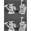 Tabletop Miniatures-Reaper Miniatures 4 Dwarven Warriors 06044 Dark Heaven Army Pack Unpainted Mini - Your Source for Gaming Essentials