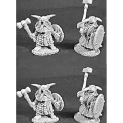 Tabletop Miniatures-Reaper Miniatures 4 Dwarven Warriors 06044 Dark Heaven Army Pack Unpainted Mini - Your Source for Gaming Essentials