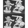 Tabletop Miniatures-Reaper Miniatures 4 Dwarven Spearmen 06041 Dark Heaven Army Pack Unpainted Mini - Your Source for Gaming Essentials