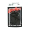 Tabletop Miniatures-Reaper Miniatures 1 Inch Black Slotted Hex Gaming Base (20) RPG Accessory #74043 - Your Source for Gaming Essentials