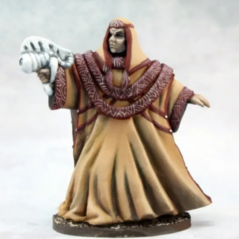 Tabletop Miniatures-Reaper Miniatures Aeon Priest #62107 Numenera Unpainted RPG D&D Mini Figure - Your Source for Gaming Essentials