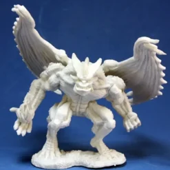 Tabletop Miniatures-Reaper Miniatures Agramon, Pit Fiend #77112 Bones Unpainted Plastic Mini Figure - Your Source for Gaming Essentials