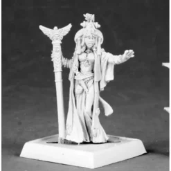 Tabletop Miniatures-Reaper Miniatures Alahazra, Iconic Oracle #60043 Pathfinder Miniatures Unpainted - Your Source for Gaming Essentials